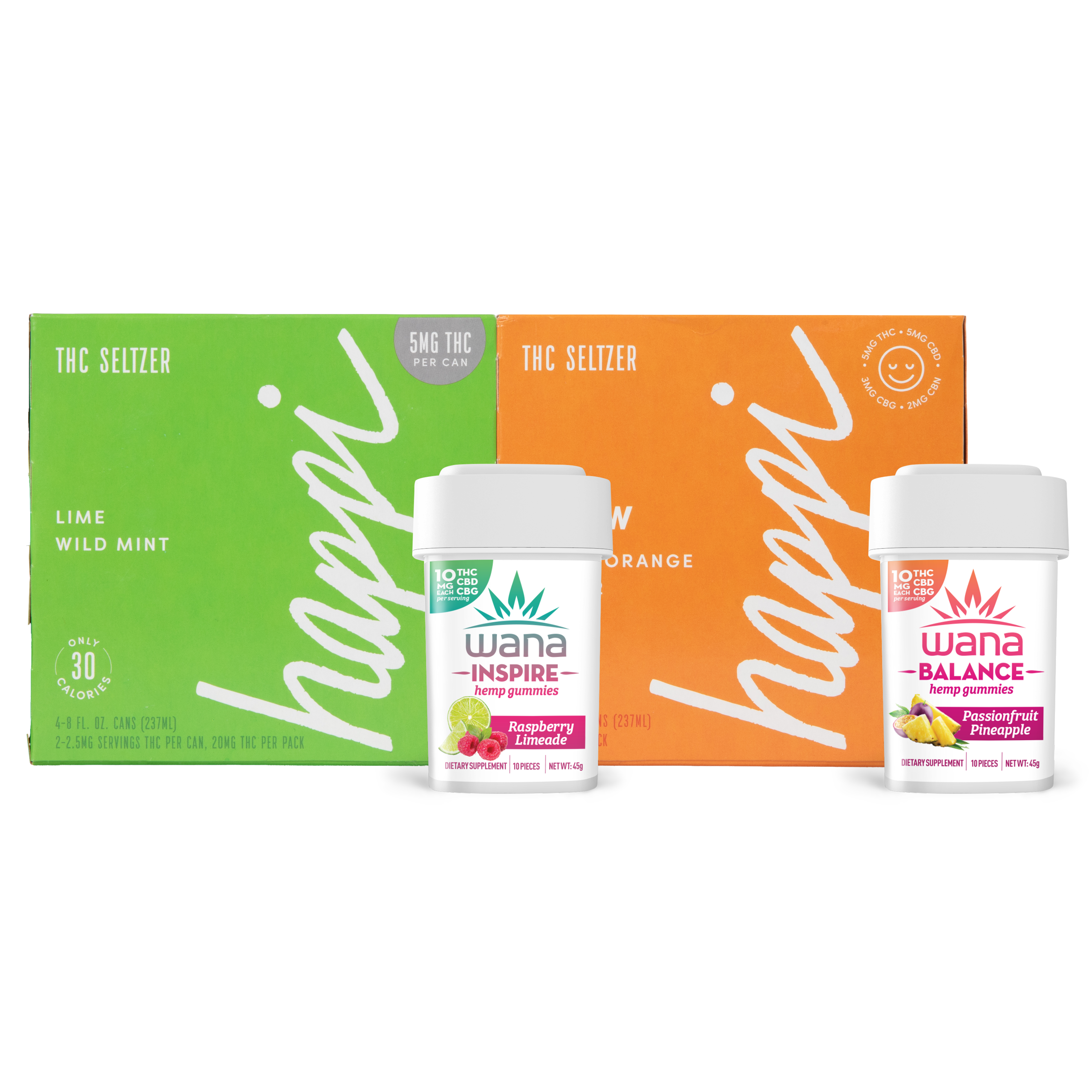 happy SAS HAPPI CDセット Daytime Bundle | THC Seltzer + Gummies Bundle – Happi