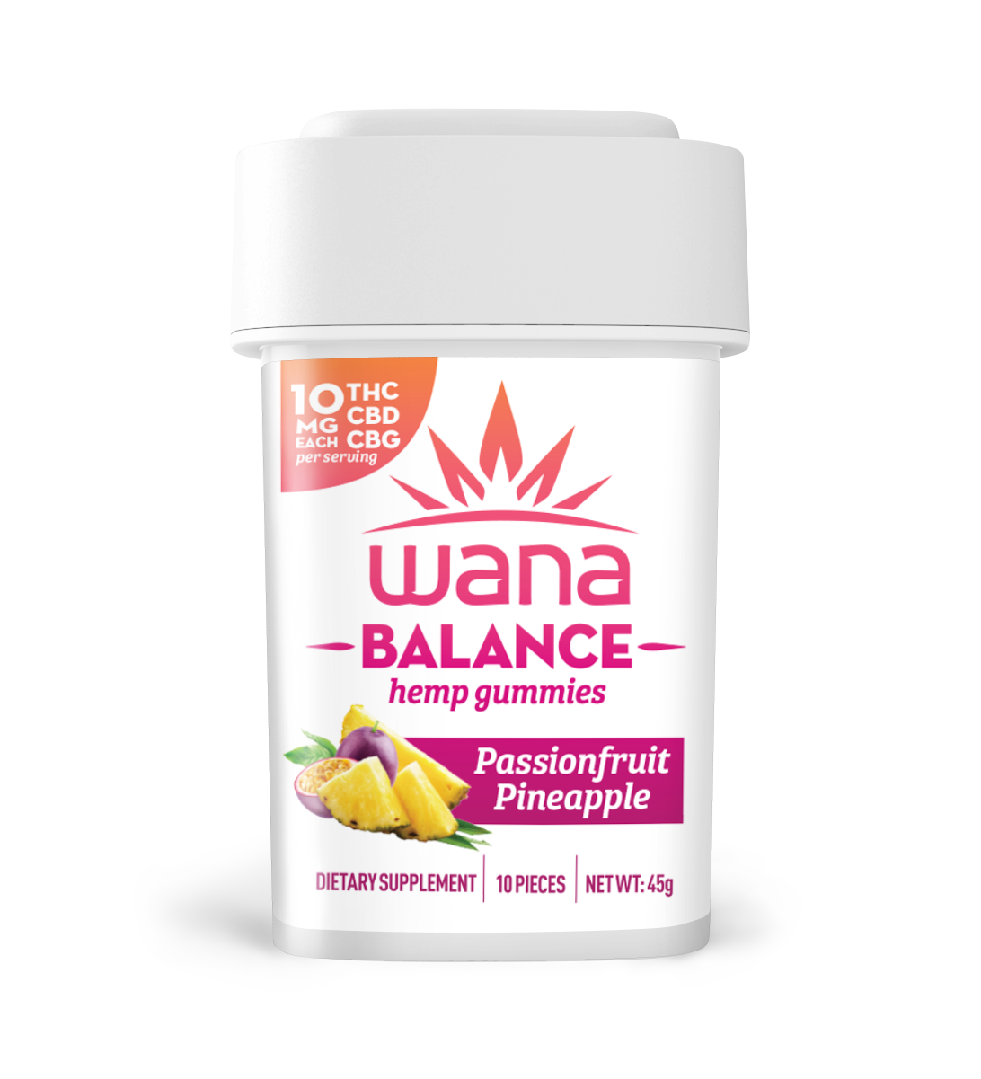 hapihapiさま Balance Passionfruit Pineapple | Hemp Gummies – Happi