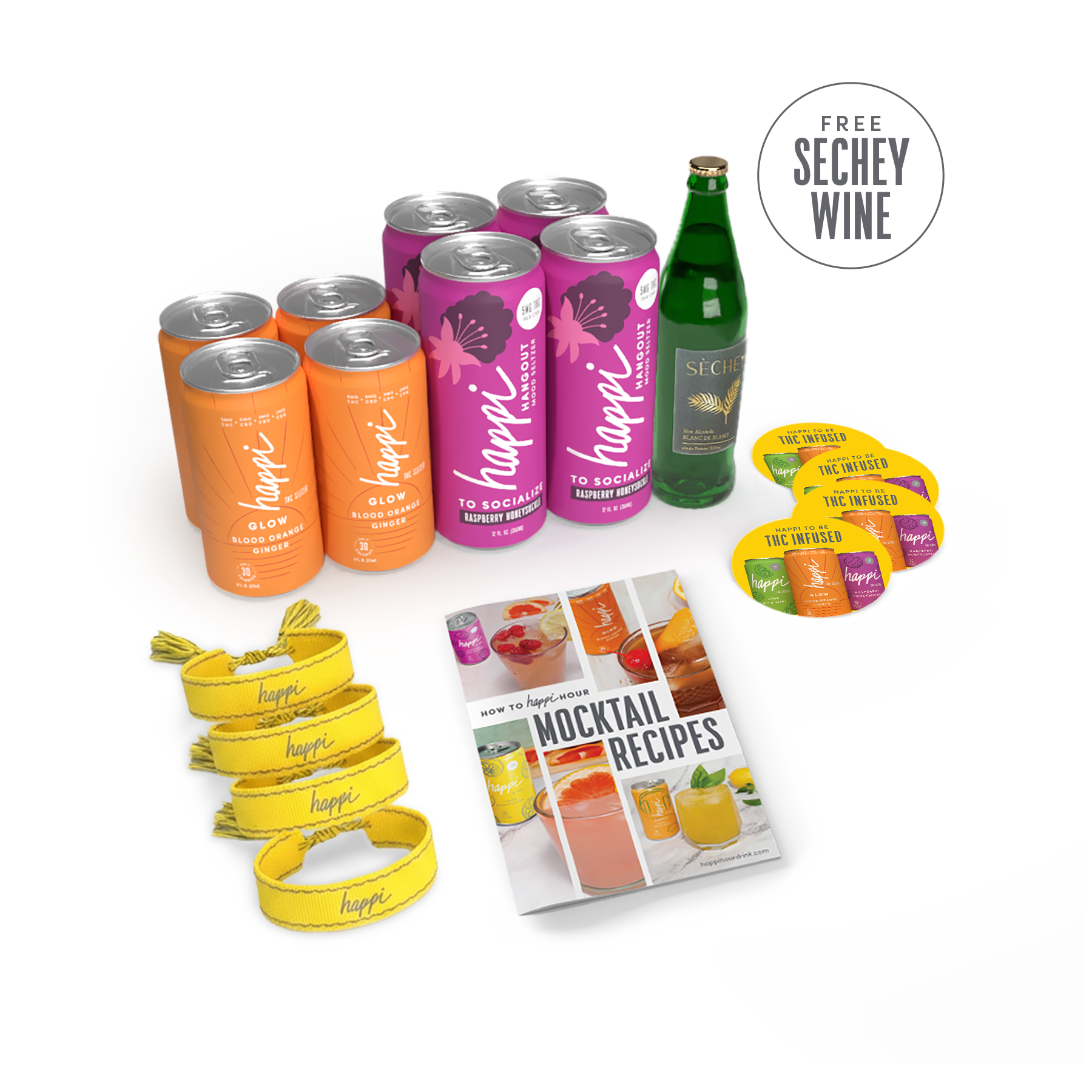 happy SAS HAPPI CDセット Happi Birthday Bundle Pack | THC Seltzer Gift (12 Cans)