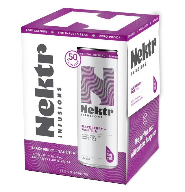 Nektr Blackberry + Sage 10mg THC Tea