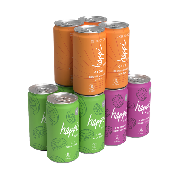 美容液 Happy blue bird Happi Birthday THC Seltzer Bundle Pack