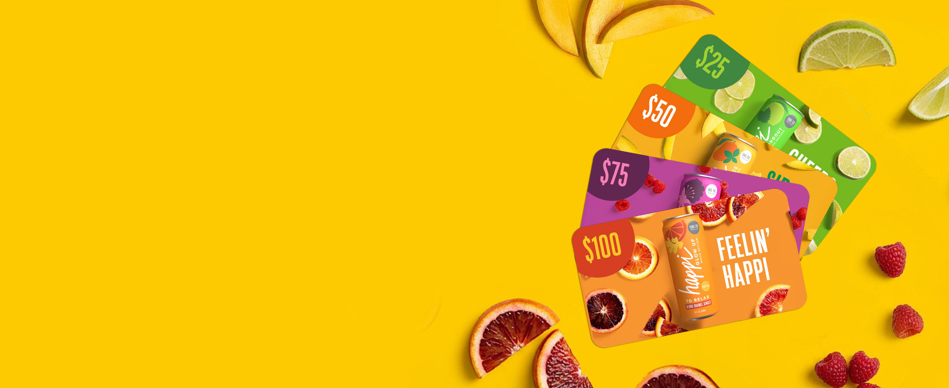 Happi gift cards | great for holidays, birthdays, and special occasions