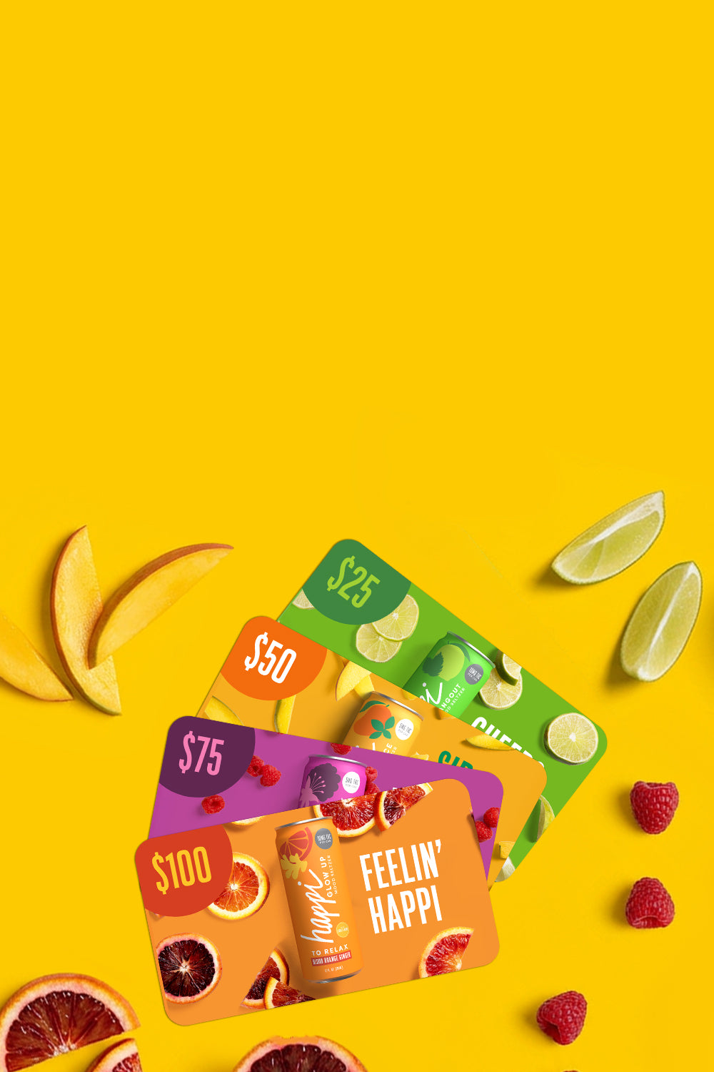 Happi gift cards | great for holidays, birthdays, and celebrations