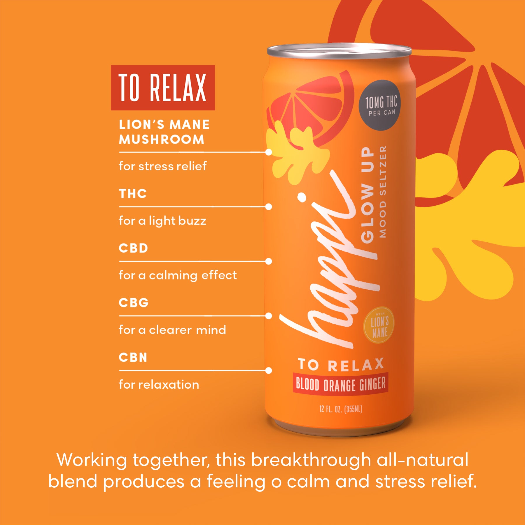 Glow Up 10mg THC Seltzer