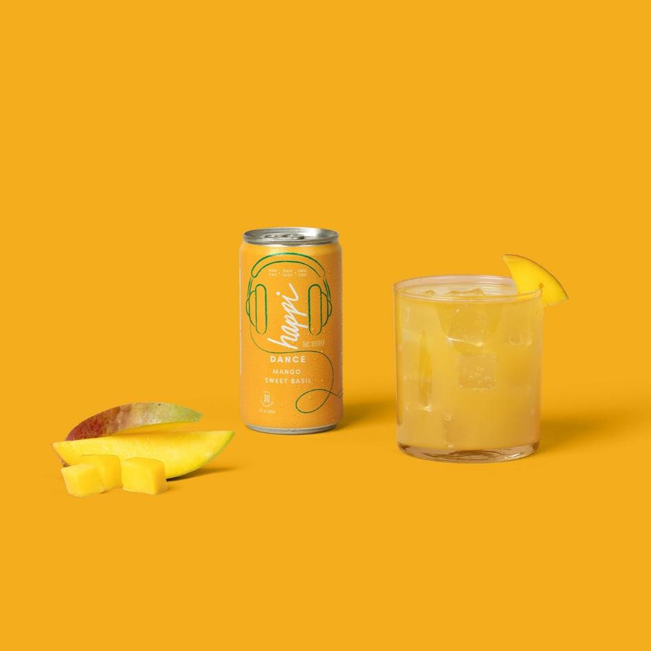 Dance THC Seltzer (5mg) | Uplifting Social Boost | Happi