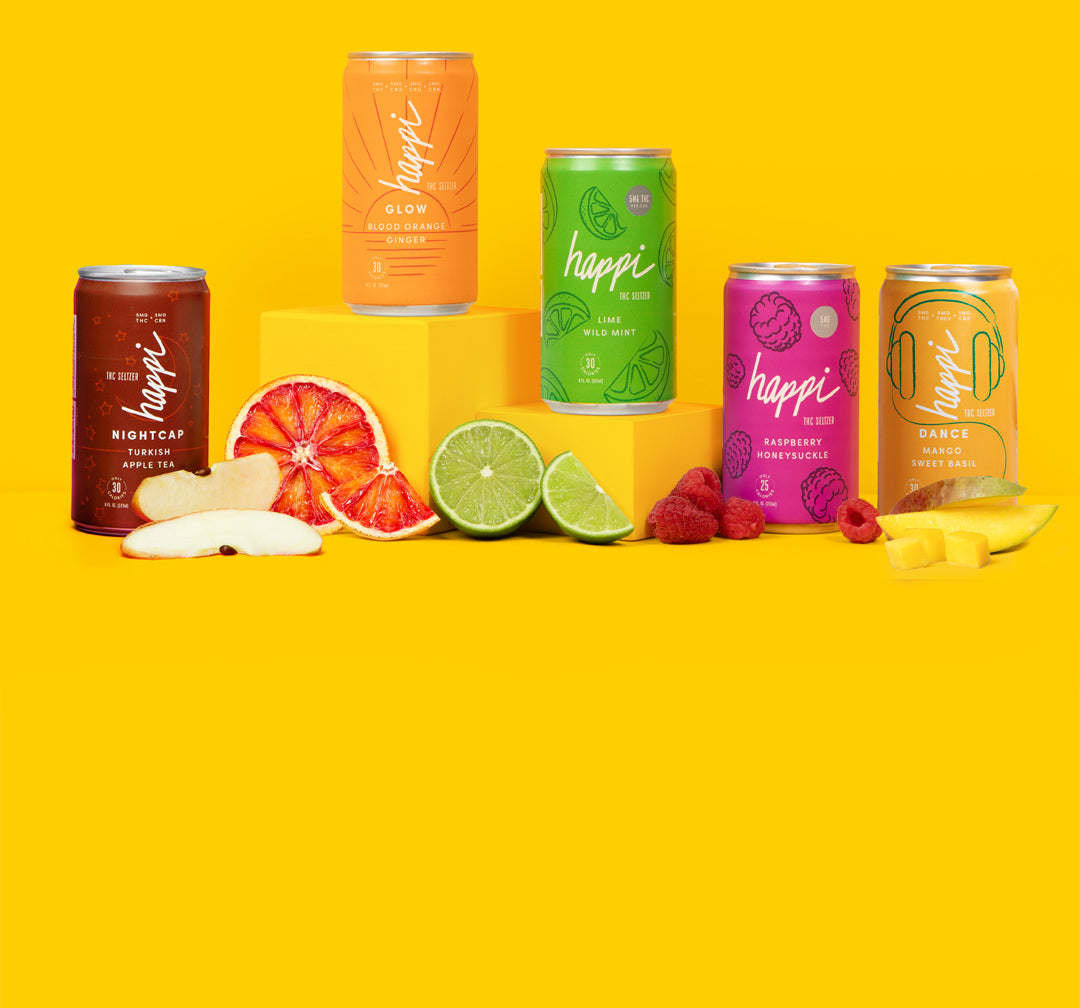 happy SAS HAPPI CDセット Daytime Bundle | THC Seltzer + Gummies Bundle – Happi