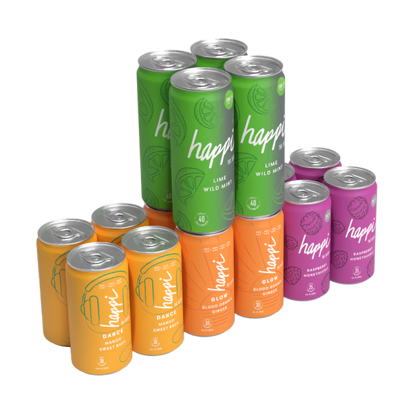 Happi to Meet You | THC Seltzer Sampler (16 Cans) Happi to Meet You | THC Seltzer Sampler (16 Cans)