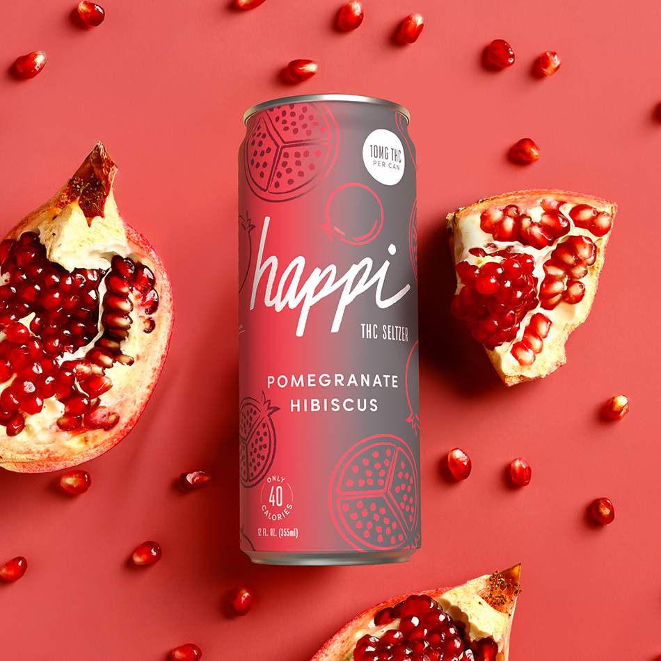 Pomegranate Hibiscus THC Seltzer
