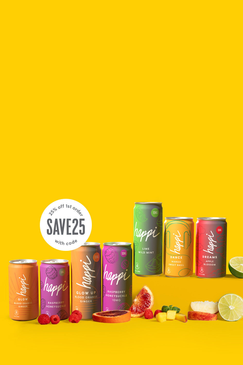 Subscribe & Save on THC Seltzers | Easy Repeat Orders | Happi
