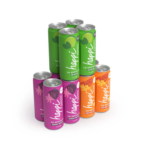 Happi Birthday Bundle Pack | THC Seltzer Gift (12 Cans)