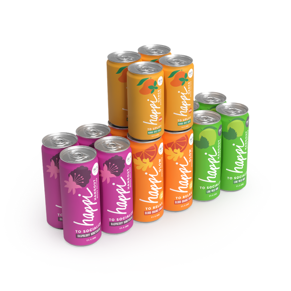 Happi to Meet You | THC Seltzer Sampler (16 Cans)