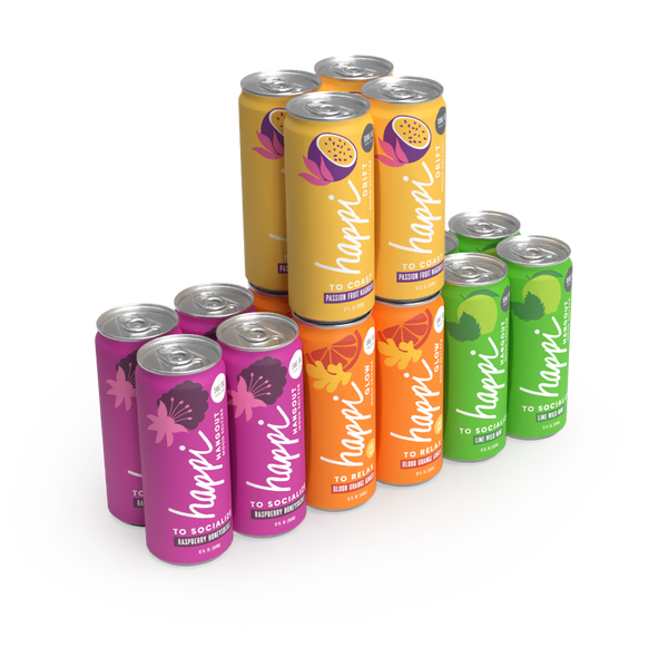 Happi to Meet You | THC Seltzer Sampler (16 Cans)