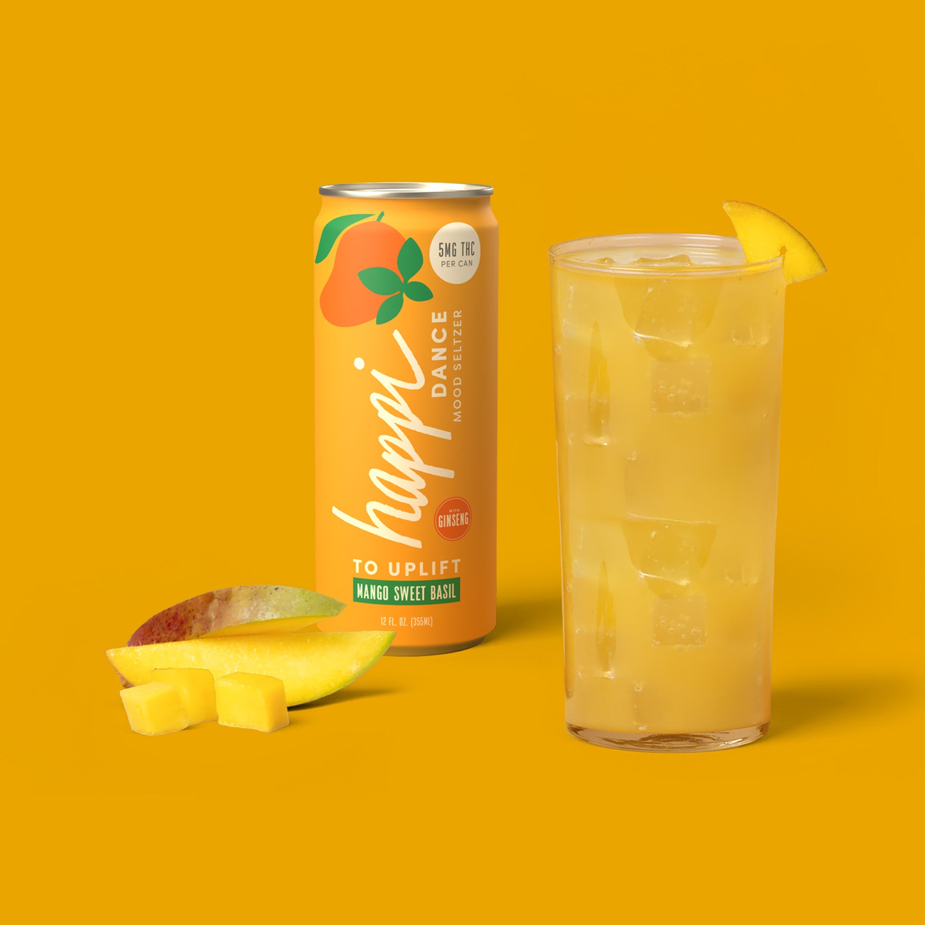Dance THC Seltzer (5mg) | Uplifting Social Boost | Happi