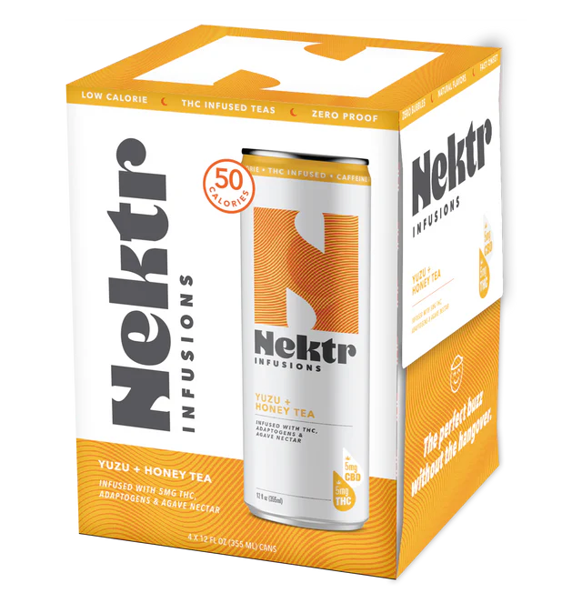 Nektr Yuzu + Honey 5mg THC Tea