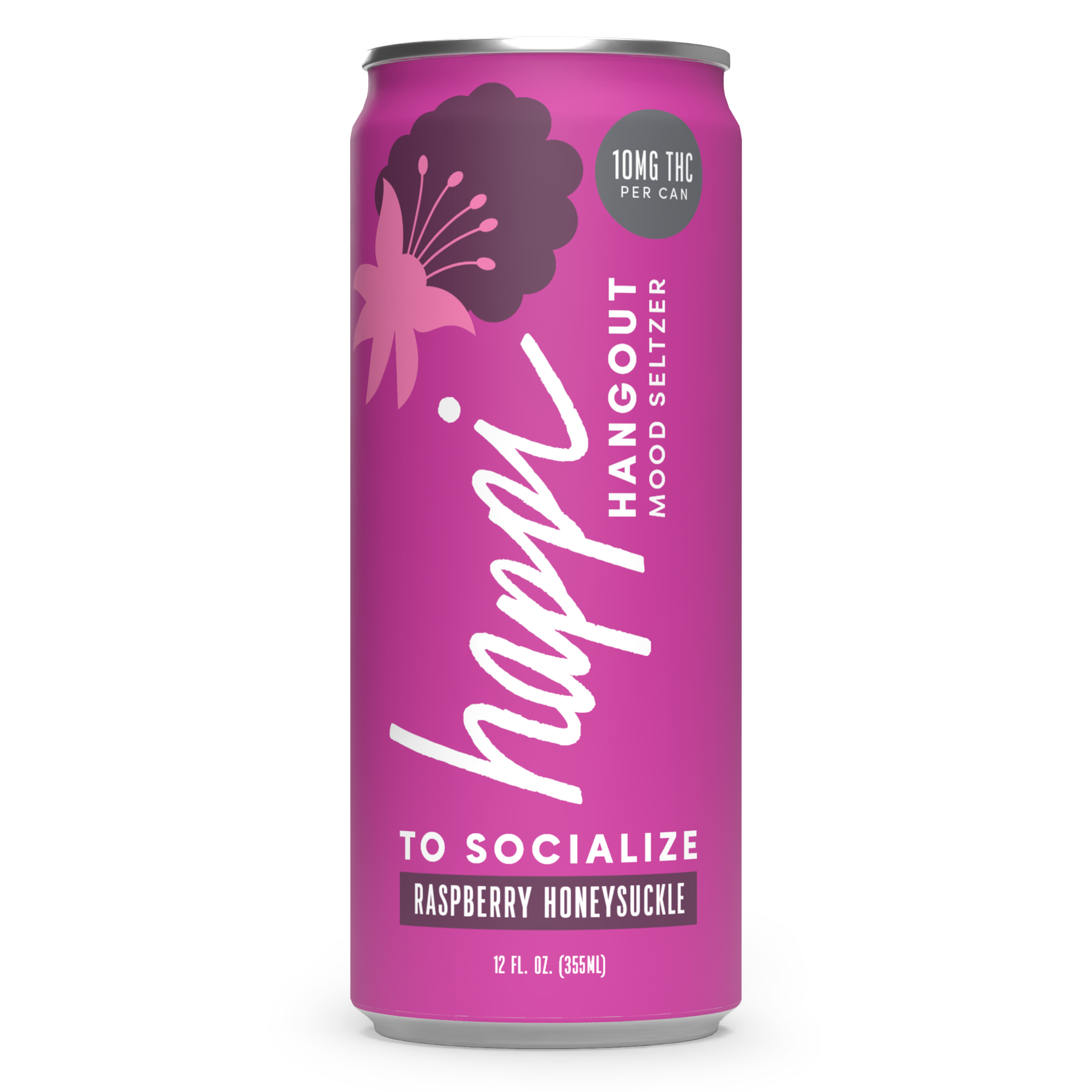 Raspberry Honeysuckle 10mg THC Seltzer