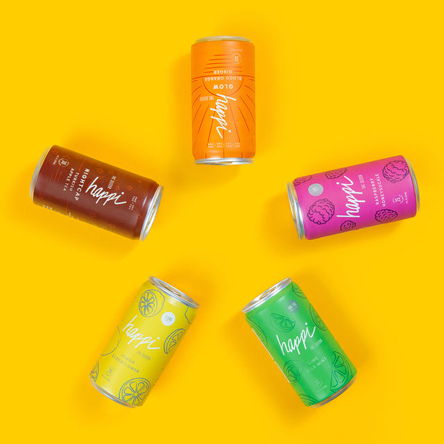 Happi | Raspberry Honeysuckle 10mg THC-Infused Seltzer