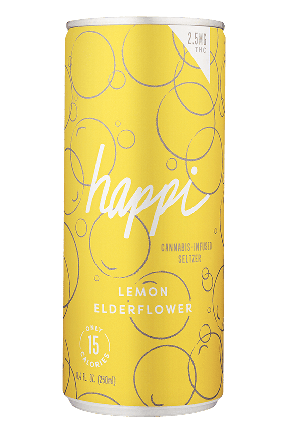 Lemon Elderflower Cannabis Seltzer