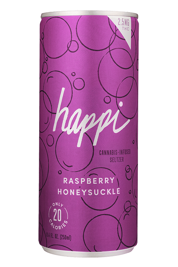 Raspberry Honeysuckle Cannabis Seltzer